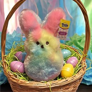 Tie Dye Peeps Bunny Plush